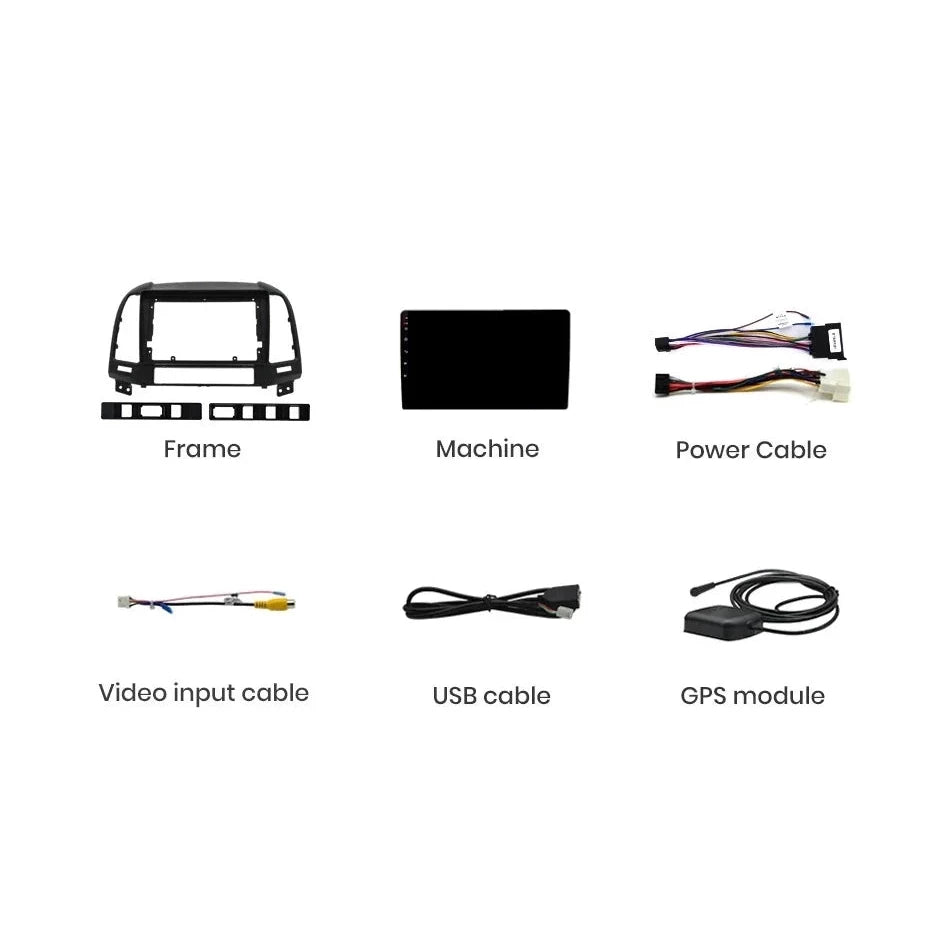 Navigatie Hyundai Santa Fe (2006-2013), Ecran 9 inch, 2GB 32GB