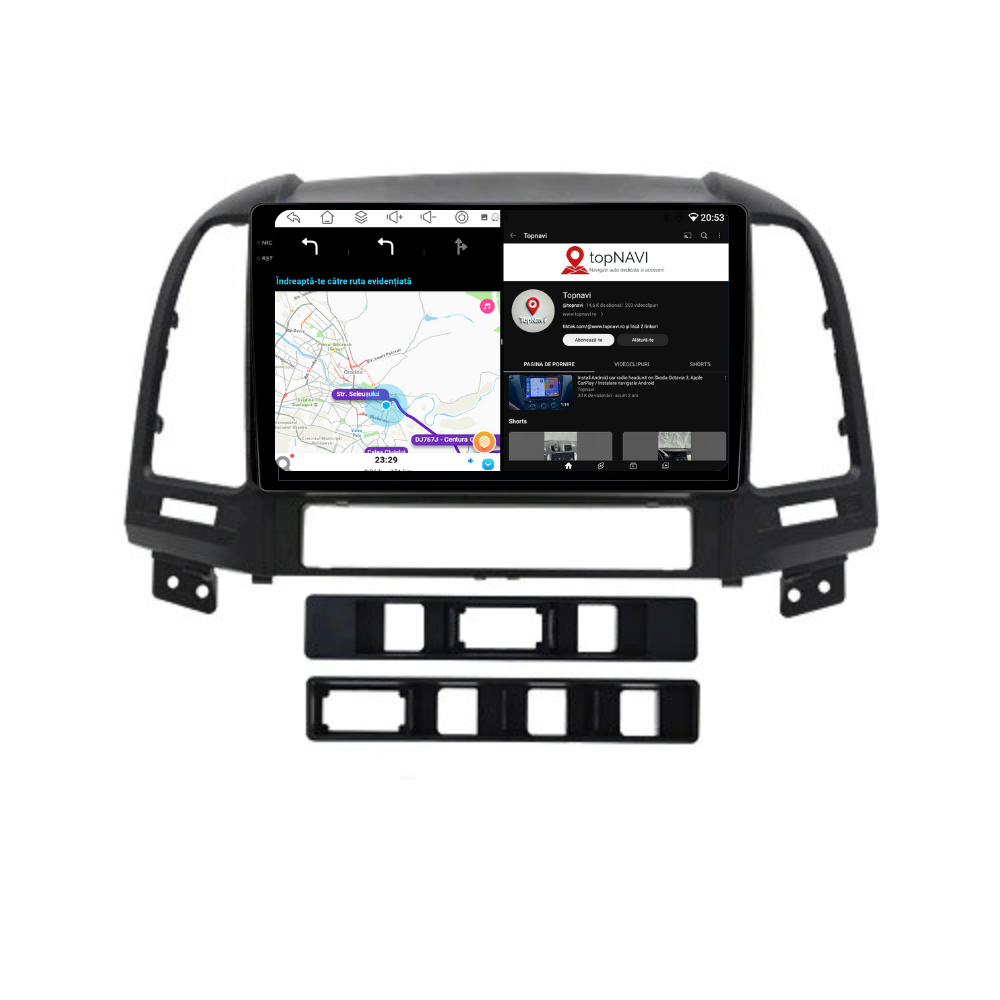 Navigatie Hyundai Santa Fe (2006-2013), Ecran 9 inch, 4GB 64GB, 8-core
