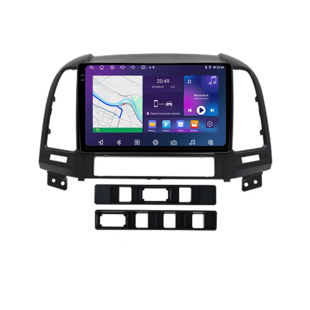 Navigatie Hyundai Santa Fe (2006-2013), Ecran 9 inch, 4GB 64GB, 8-core