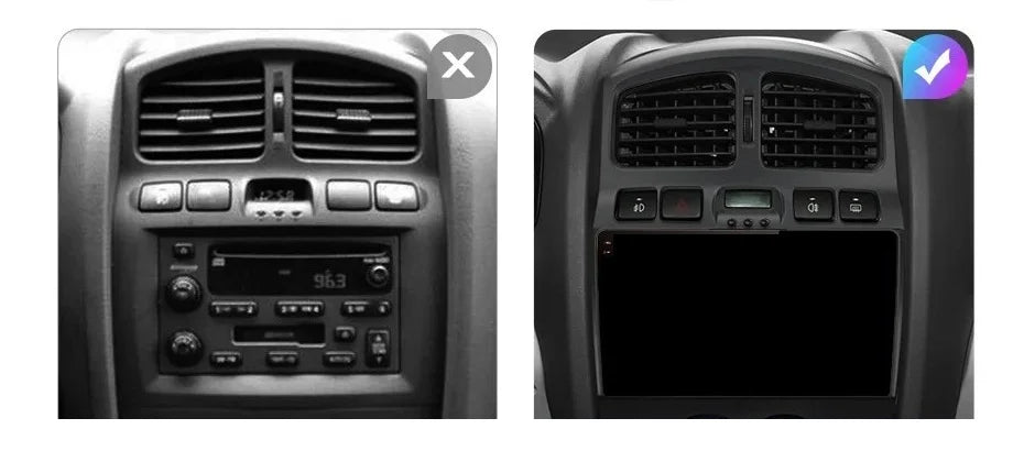 Navigatie Hyundai Santa Fe (2000-2006), Ecran 9 inch, 4GB 64GB, 8-core