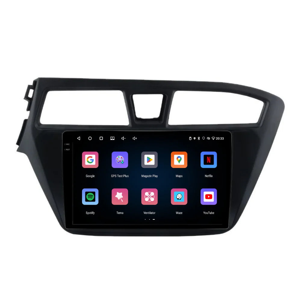 Navigatie Hyundai I20 (2014-2018), Ecran 9 inch, 4GB RAM 64GB, 4-core