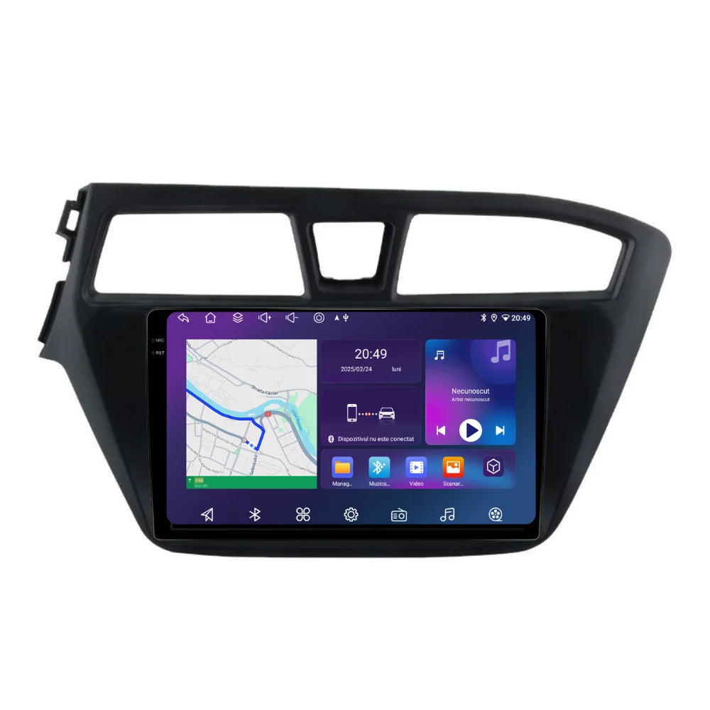 Navigatie Hyundai I20 (2014-2018), Ecran 9 inch, 4GB RAM 64GB, 8-core