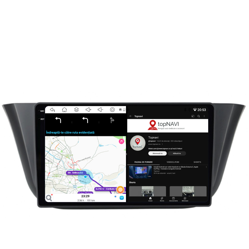 Navigatie Iveco Daily (2014-2021), Ecran 9 inch, 4GB RAM 64GB, 8-core