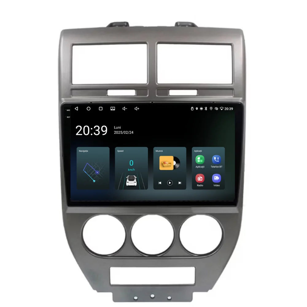 Navigatie Jeep Compass (2006-2010), Ecran 9 inch, 4GB RAM 64GB, 4-core