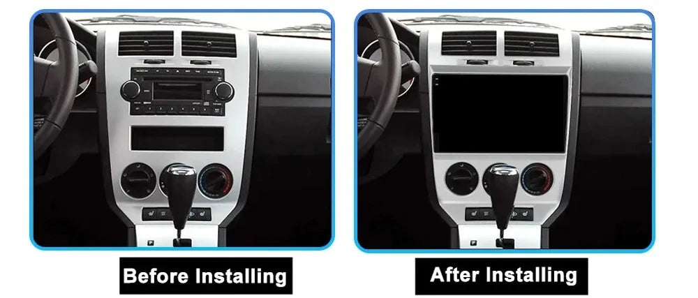 Navigatie Jeep Compass (2006-2010), Ecran 9 inch, 4GB RAM 64GB, 8-core