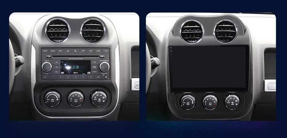 Navigatie Jeep Compass (2010-2016), Ecran 10 inch, 4GB RAM 64GB, 8-core