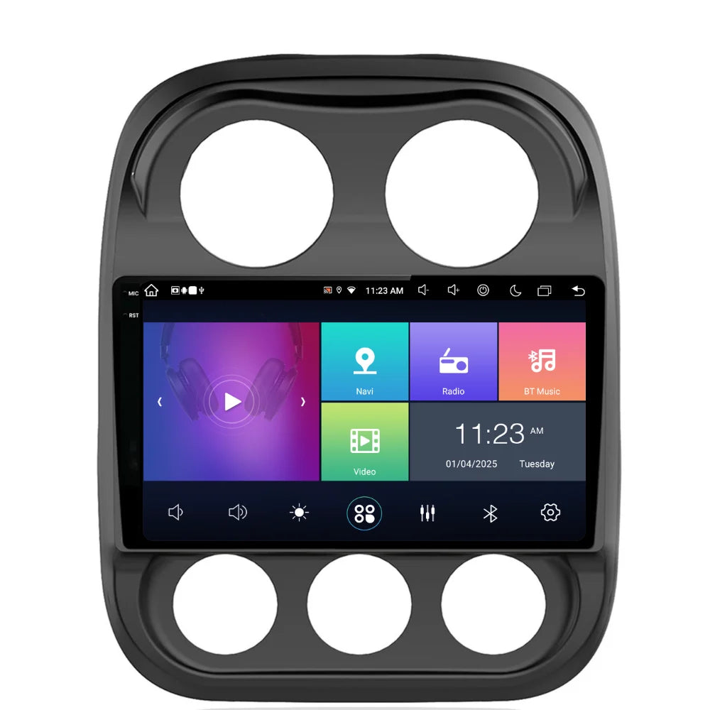 Navigatie Jeep Compass (2010-2016), Ecran 10 inch, 8GB RAM 256GB, 8-core