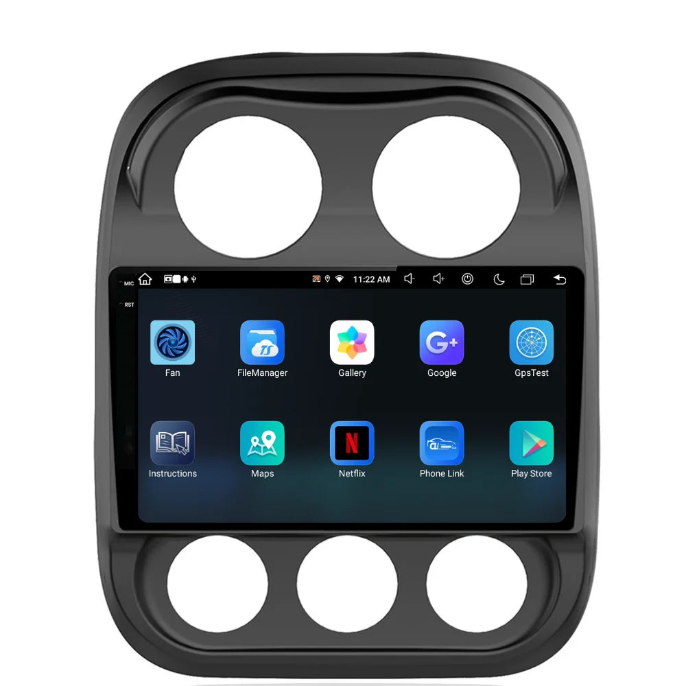 Navigatie Jeep Compass (2010-2016), Ecran 10 inch, 8GB RAM 256GB, 8-core