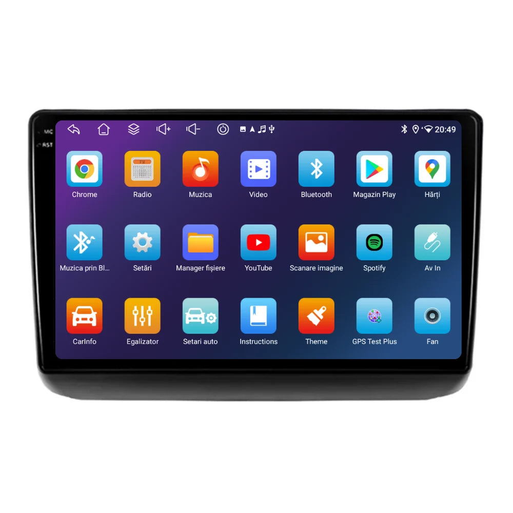 Navigatie Jeep Grand Cherokee (2014-2021), Ecran 9 inch, 4GB RAM 64GB, 8-core