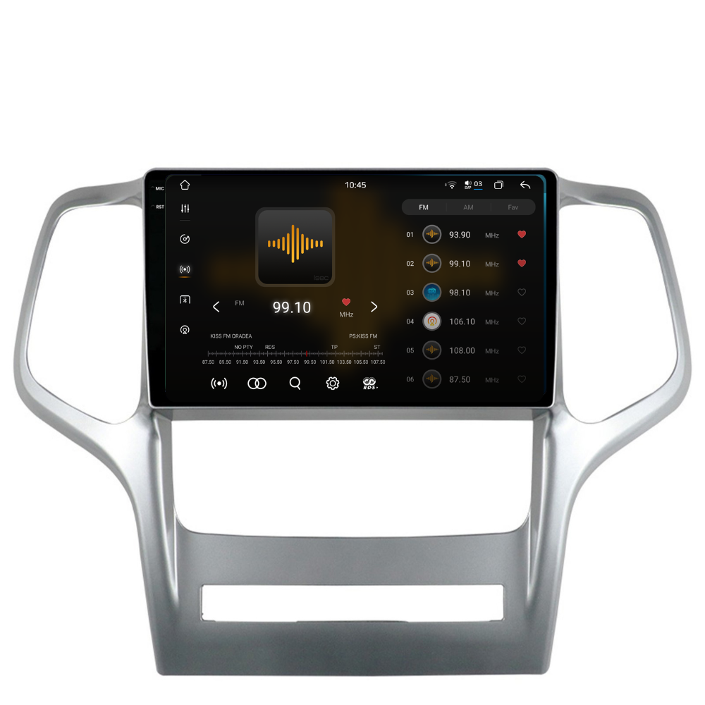 Navigatie Jeep Grand Cherokee (2010-2014), Ecran 9 inch 2K, 12GB RAM 256GB, 8-core