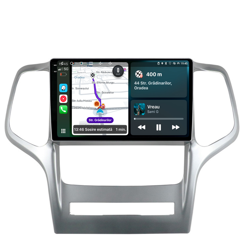 Navigatie Jeep Grand Cherokee (2010-2014), Ecran 9 inch, 4GB RAM 64GB, 4-core