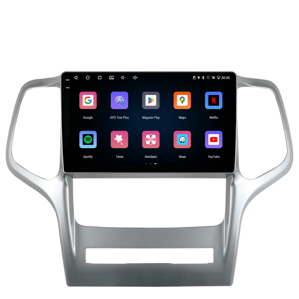 Navigatie Jeep Grand Cherokee (2010-2014), Ecran 9 inch, 4GB RAM 64GB, 8-core