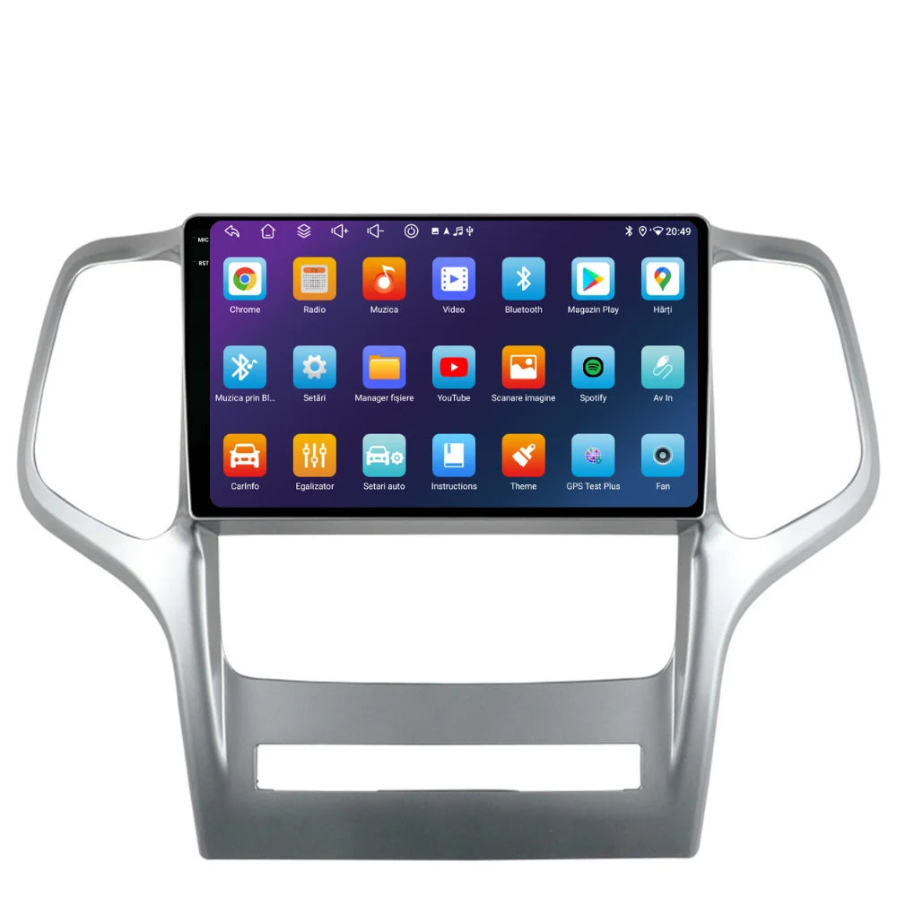 Navigatie Jeep Grand Cherokee (2010-2014), Ecran 9 inch, 4GB RAM 64GB, 8-core