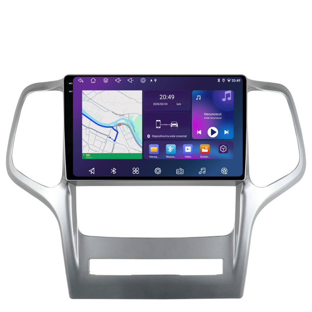 Navigatie Jeep Grand Cherokee (2010-2014), Ecran 9 inch, 6GB RAM 128GB, 8-core