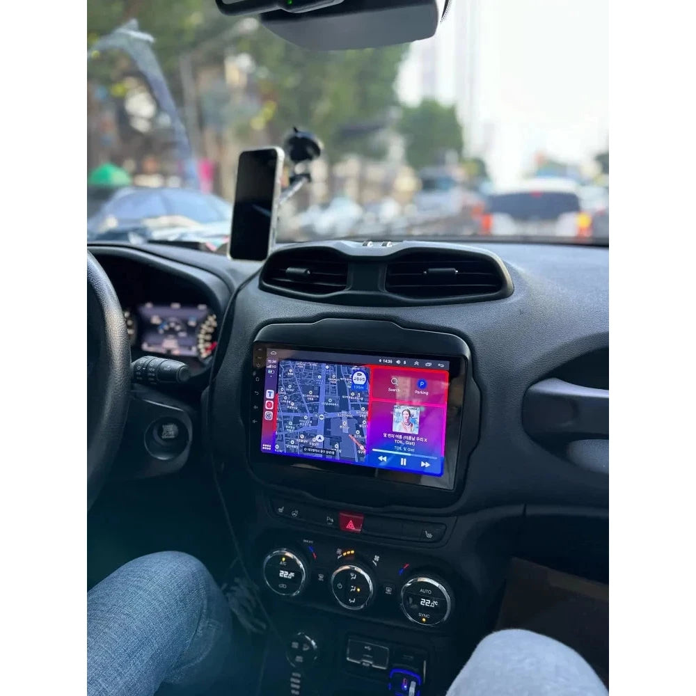 Navigatie Jeep Renegade (2016-2020), Ecran 9 inch, 1GB RAM 32GB