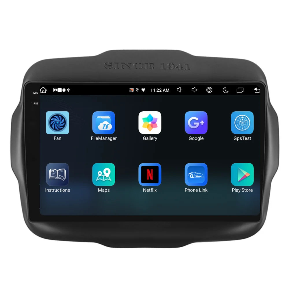 Navigatie Jeep Renegade (2016-2020), Ecran 9 inch, 8GB RAM 256GB, 8-core