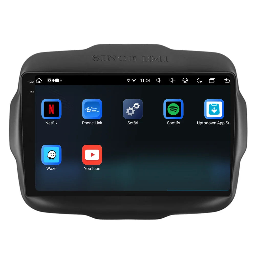 Navigatie Jeep Renegade (2016-2020), Ecran 9 inch, 8GB RAM 256GB, 8-core