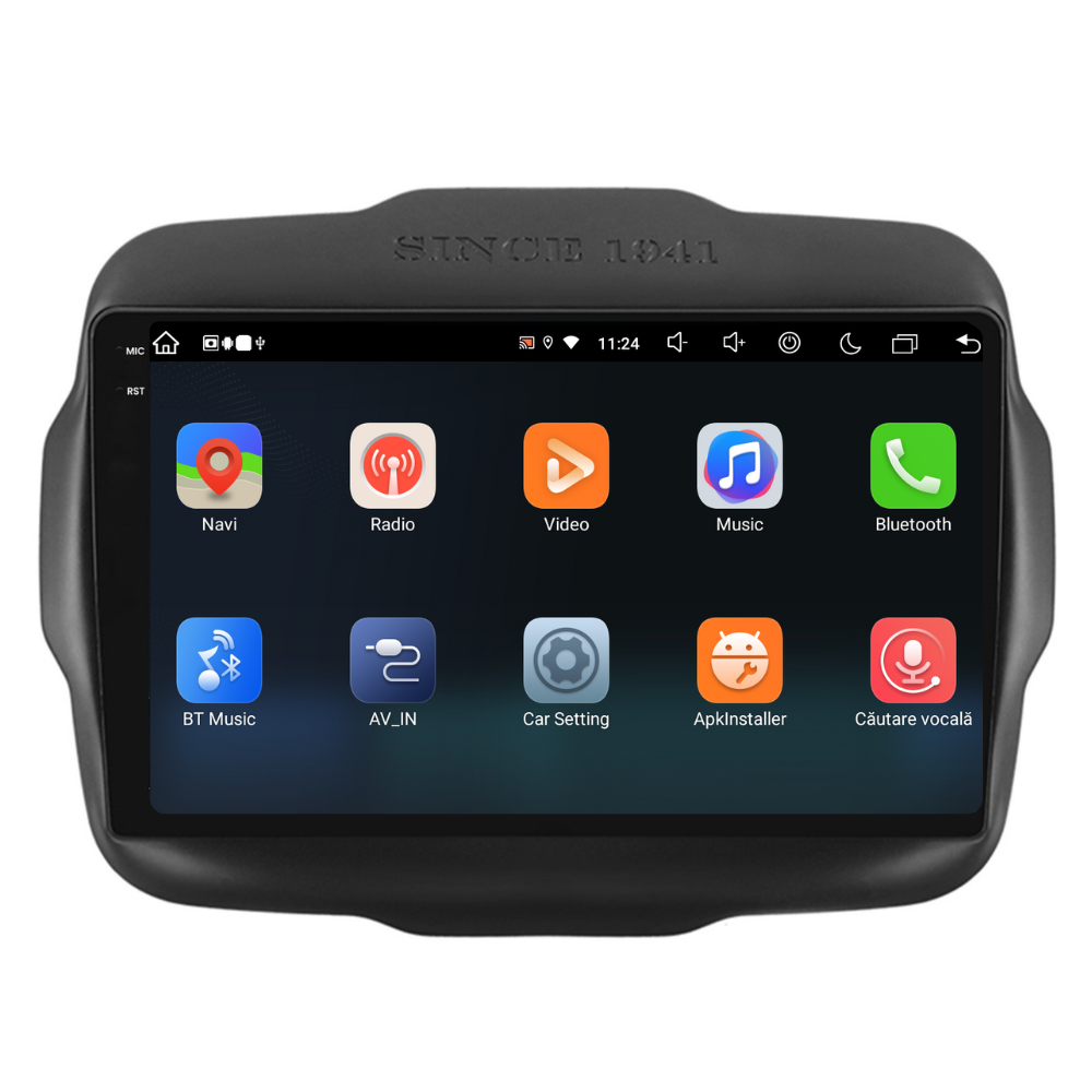 Navigatie Jeep Renegade (2016-2020), Ecran 9 inch, 8GB RAM 256GB, 8-core