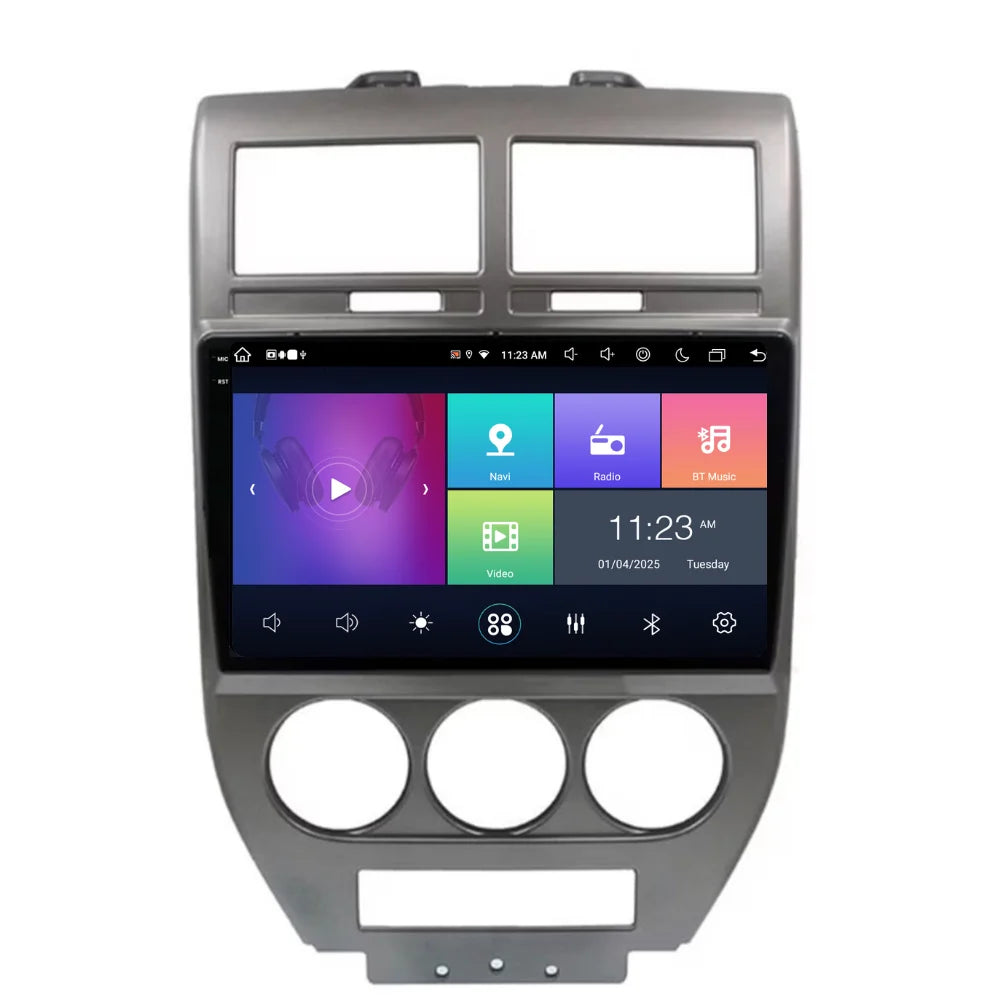 Navigatie Jeep Compass (2006-2010), Ecran 9 inch, 8GB RAM 256GB, 8-core