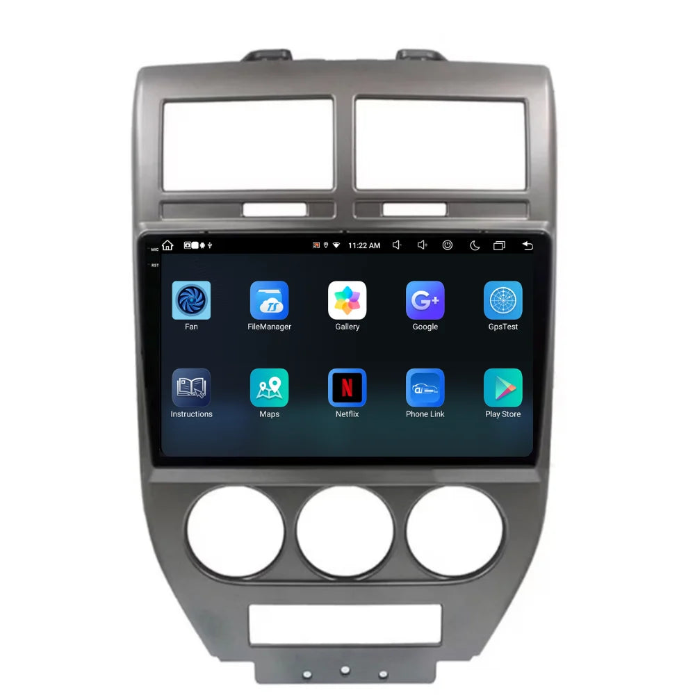 Navigatie Jeep Compass (2006-2010), Ecran 9 inch, 8GB RAM 256GB, 8-core