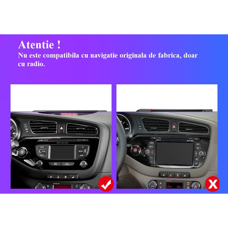 Navigatie Kia Ceed 2 (2012-2018), Ecran 9 inch, 1GB RAM 32GB
