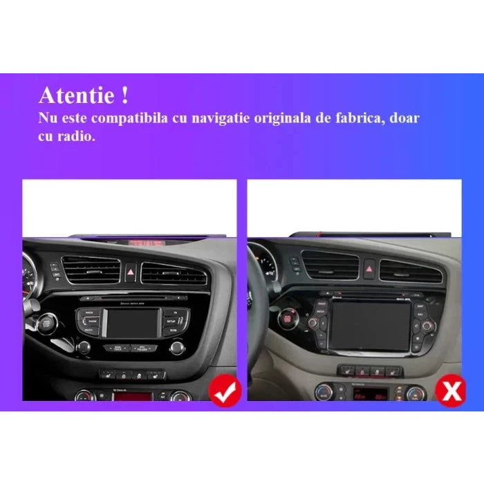 Navigatie Kia Ceed 2 (2012-2018), Ecran 9 inch, 8GB RAM 256GB, 8-core