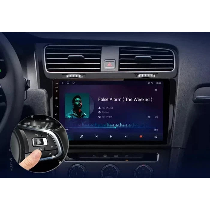 Navigatie Volkswagen Golf 7, Android, Ecran 10", Carplay / Android auto, negru