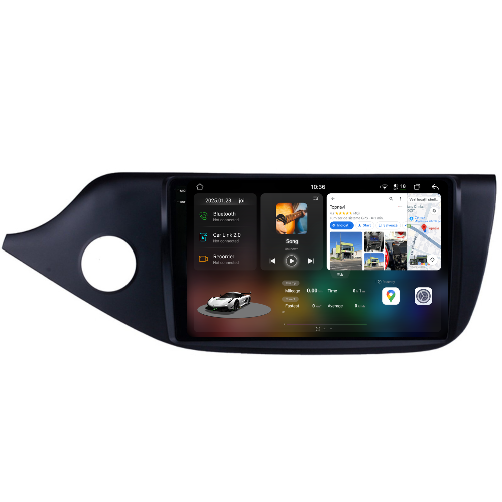 Navigatie Kia Ceed 2 (2012-2018), Ecran 9 inch 2K, 12GB RAM 256GB, 8-core