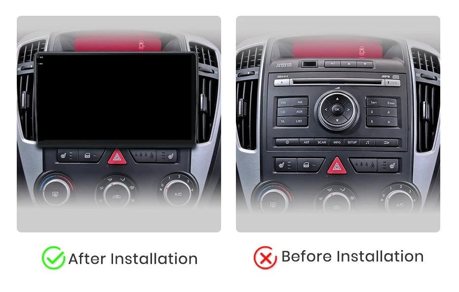 Navigatie Kia Ceed (2006-2012), Ecran 9 inch, 4GB RAM 64GB, 8-core