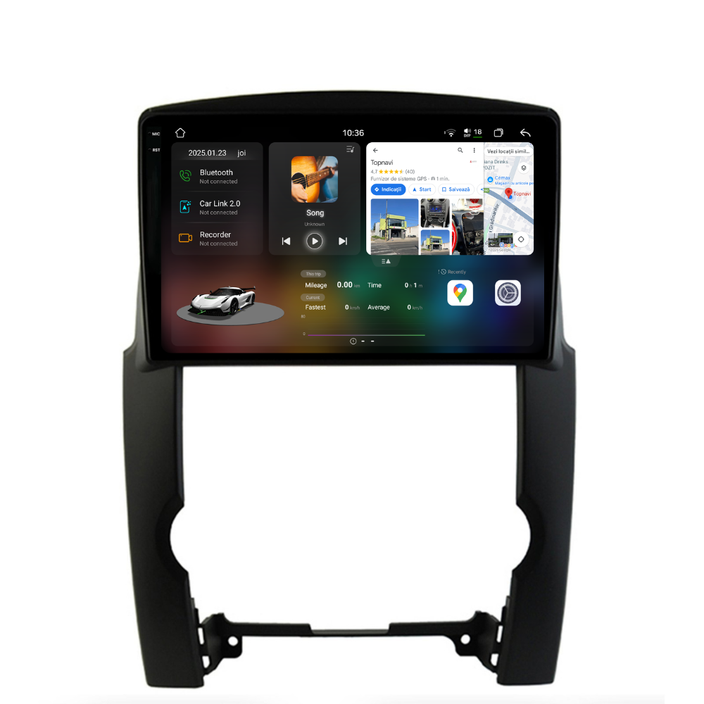 Navigatie Kia Sorento (2009-2012), Ecran 9 inch 2K, 12GB RAM 256GB, 8-core