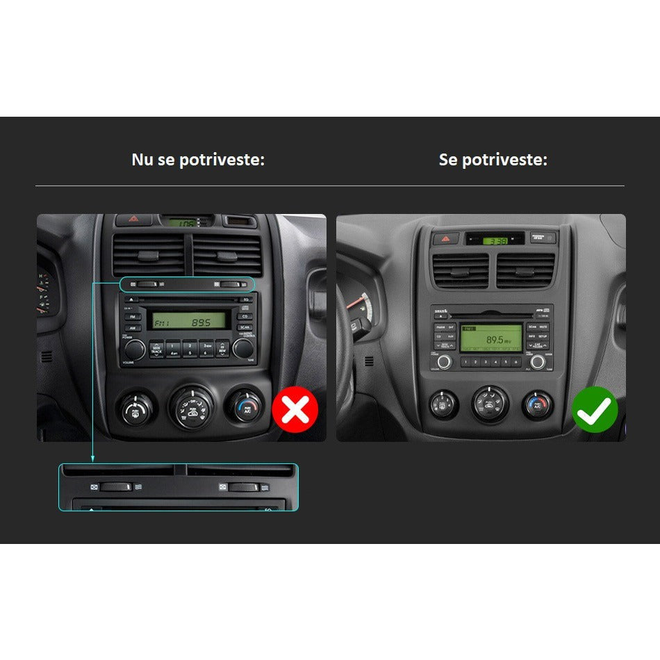 Navigatie Kia Sportage (2004-2010), Ecran 9 inch, 1GB RAM 32GB