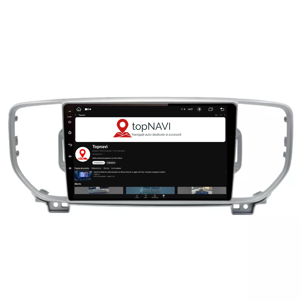 Navigatie Kia Sportage (2016-2021), Ecran 9 inch, Carplay, Android auto / Youtube Waze