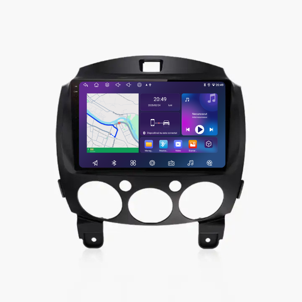 Navigatie Mazda 2 (2007-2014), Ecran 9 inch, 6GB RAM 128GB, 8-core