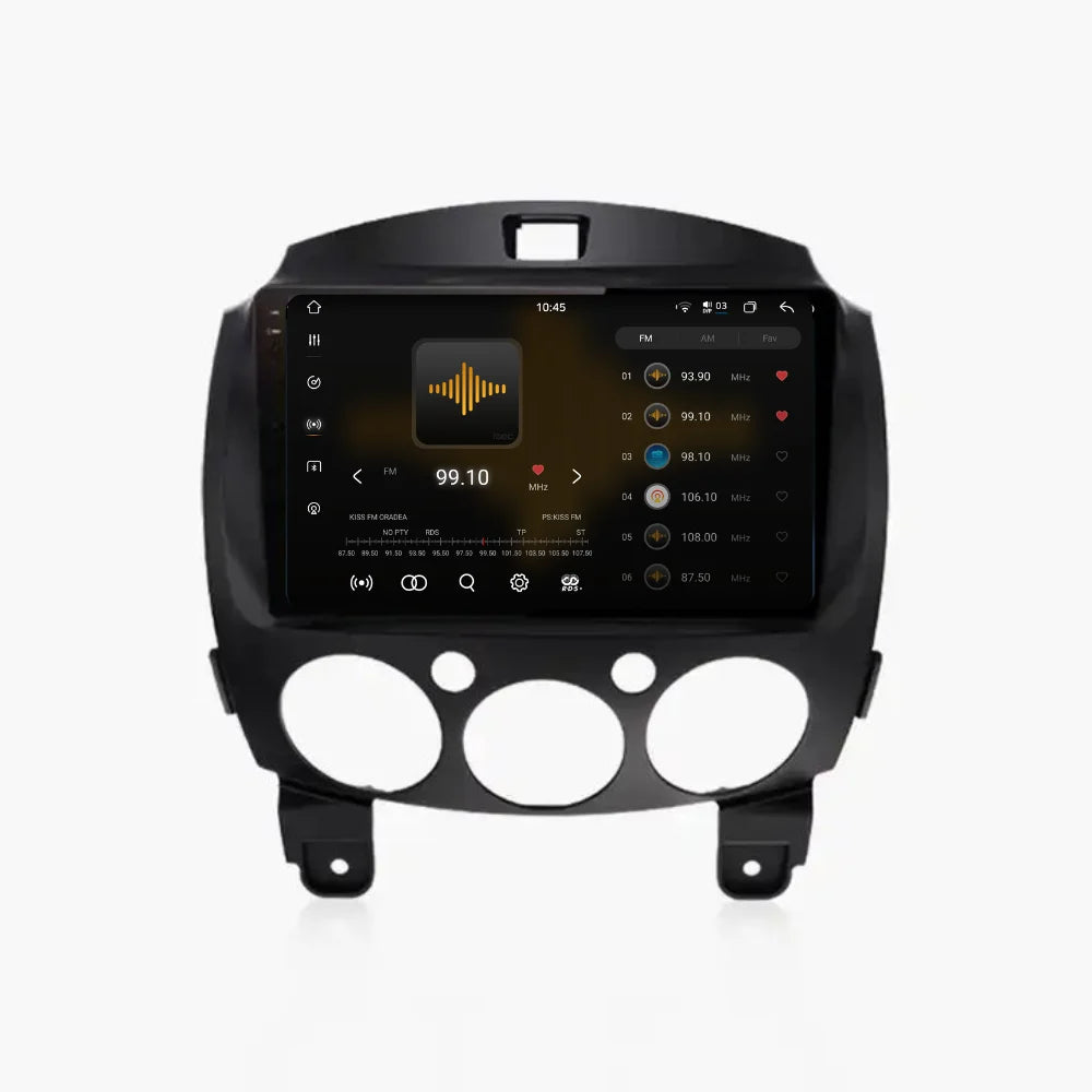 Navigatie Mazda 2 (2007-2014), Ecran 9 inch 2K, 12GB RAM 256GB, 8-core