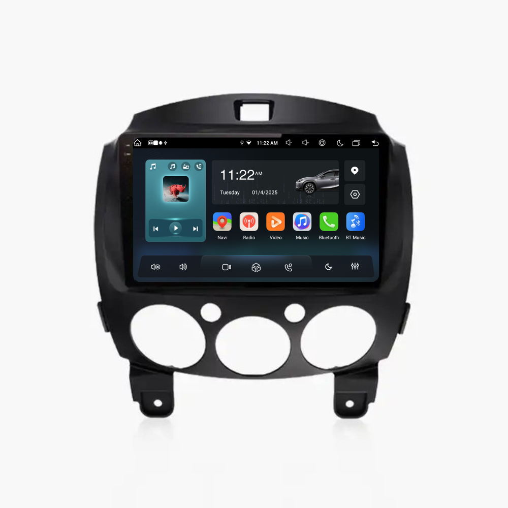 Navigatie Mazda 2 (2007-2014), Ecran 9 inch, 4GB RAM 64GB, 4-core