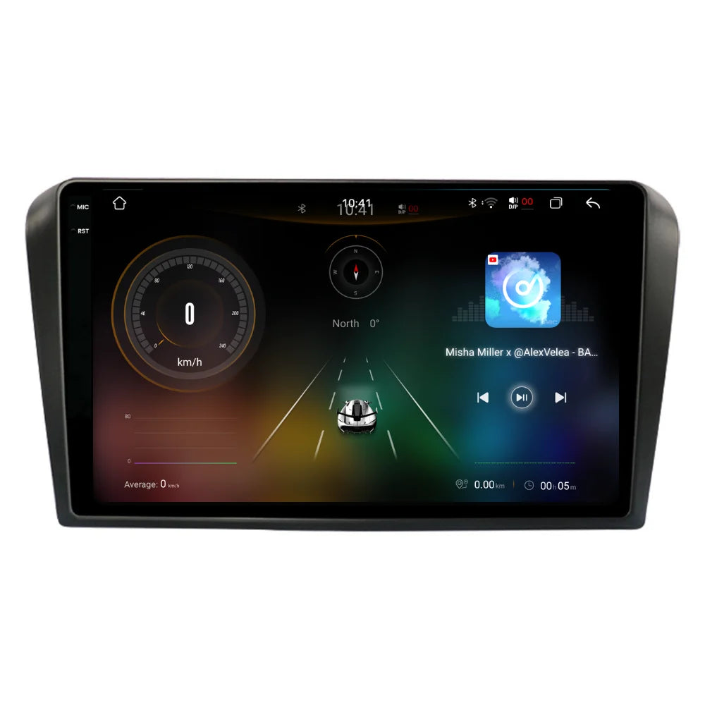 Navigatie Mazda 3 (2004-2008), Ecran 9 inch 2K, 12GB RAM 256GB, 8-core
