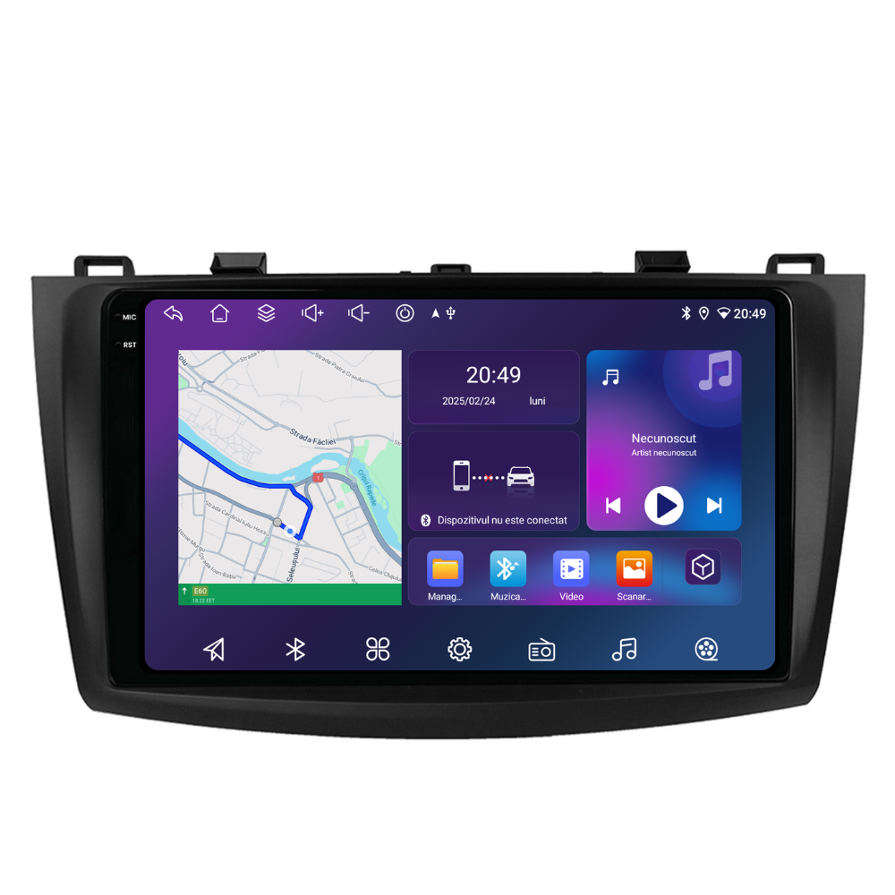Navigatie Mazda 3 (2009-2013), Ecran 9 inch, 6GB RAM 128GB, 8-core