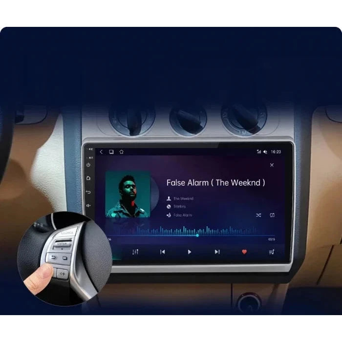 Navigatie Volkswagen Touran 2003-2010, Android 12, 1GB RAM 32GB,carplay / android auto, google maps, youtube, wifi, waze, bluetooth