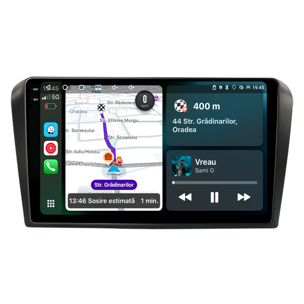 Navigatie Mazda 3 (2004-2008), Ecran 9 inch, 8GB RAM 256GB, 8-core