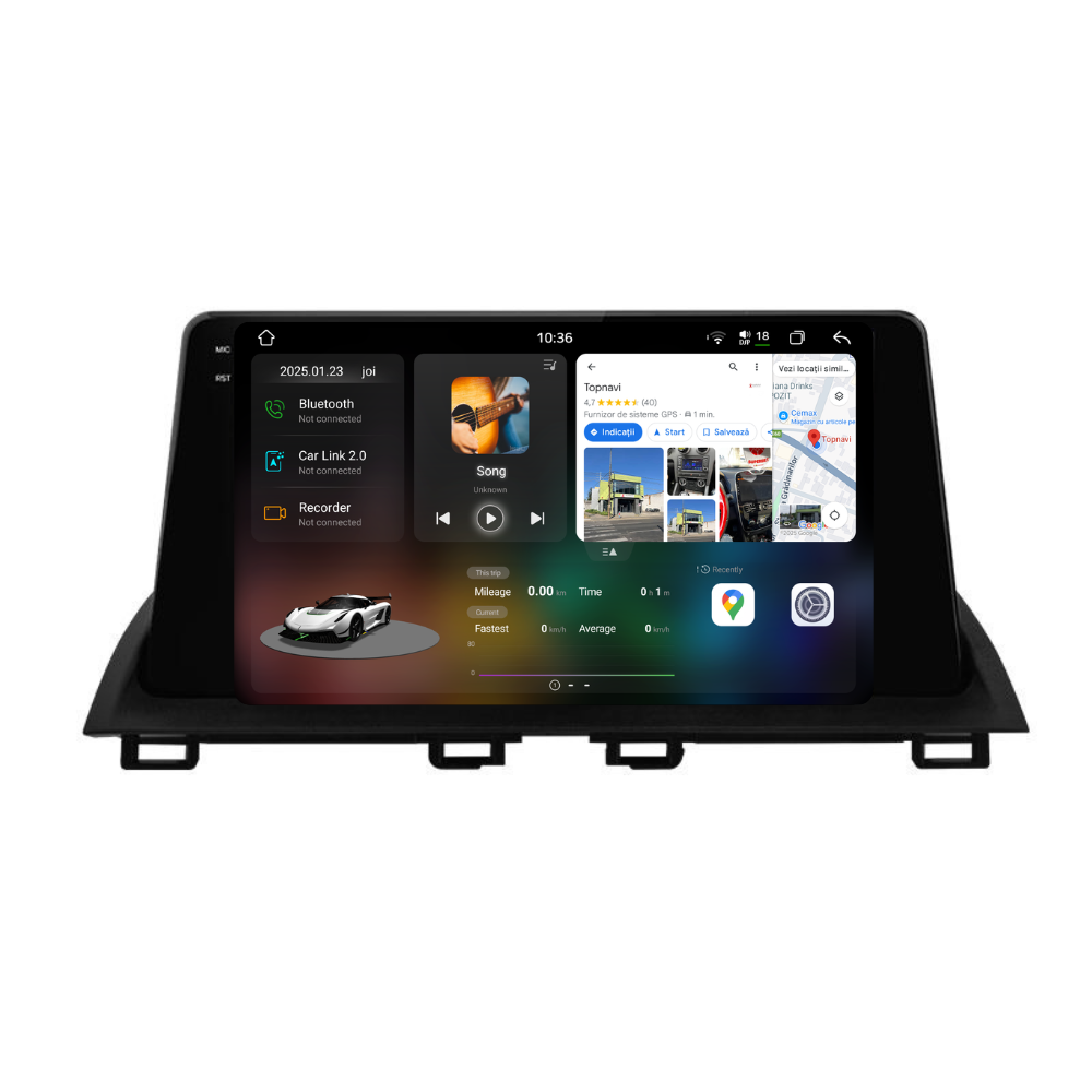 Navigatie Mazda 3 (2013-2017), Ecran 9 inch 2K, 12GB RAM 256GB, 8-core