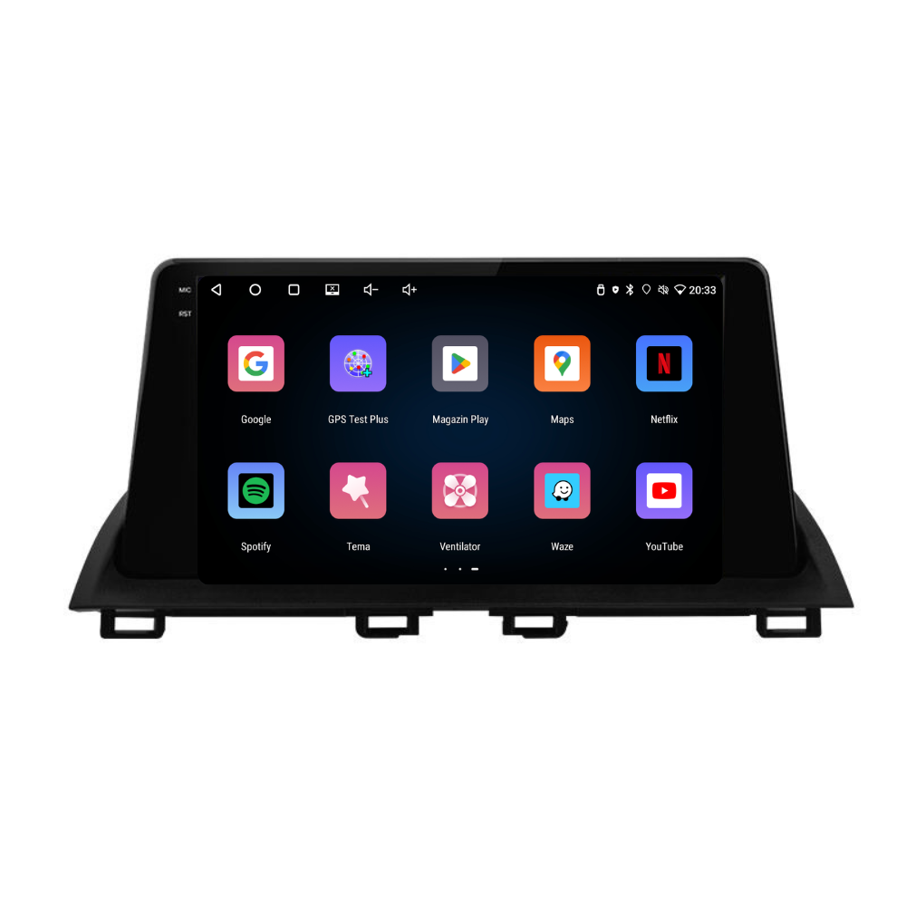 Navigatie Mazda 3 (2013-2017), Ecran 9 inch, 4GB RAM 64GB, 4-core + joystick