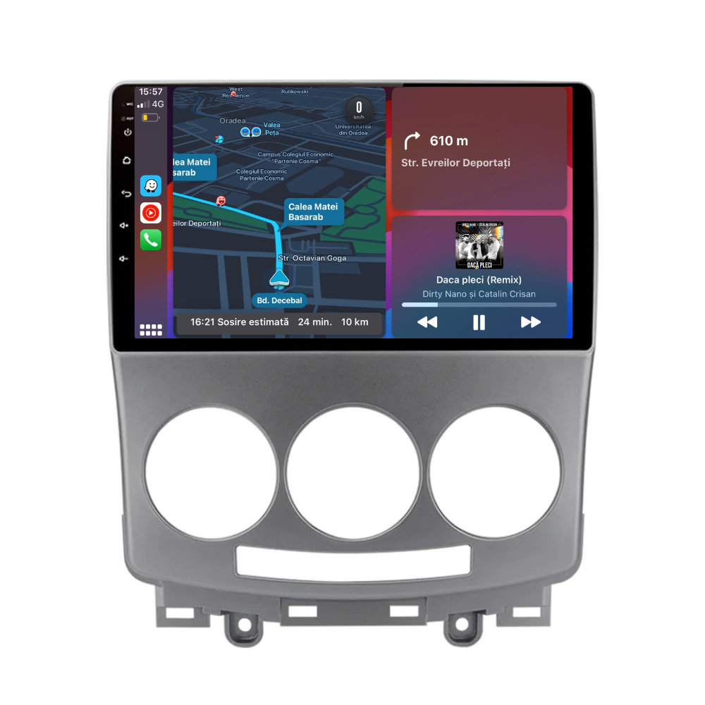 Navigatie Mazda 5 (2005-2010), Ecran 9 inch, 1GB 32GB