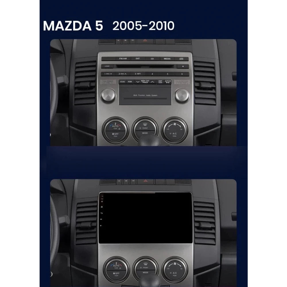Navigatie Mazda 5 (2005-2010), Ecran 9 inch, 6GB 128GB, 8-core