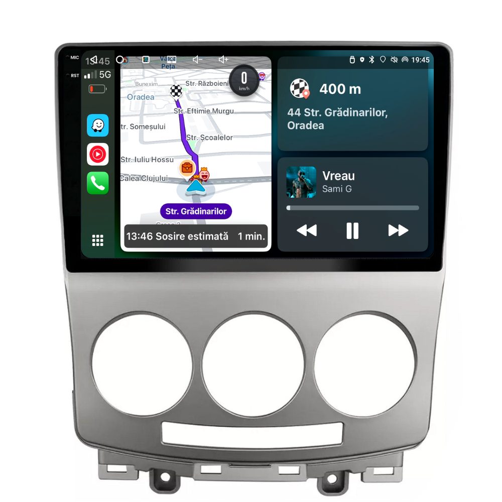 Navigatie Mazda 5 (2005-2010), Ecran 9 inch, 8GB 256GB, 8-core