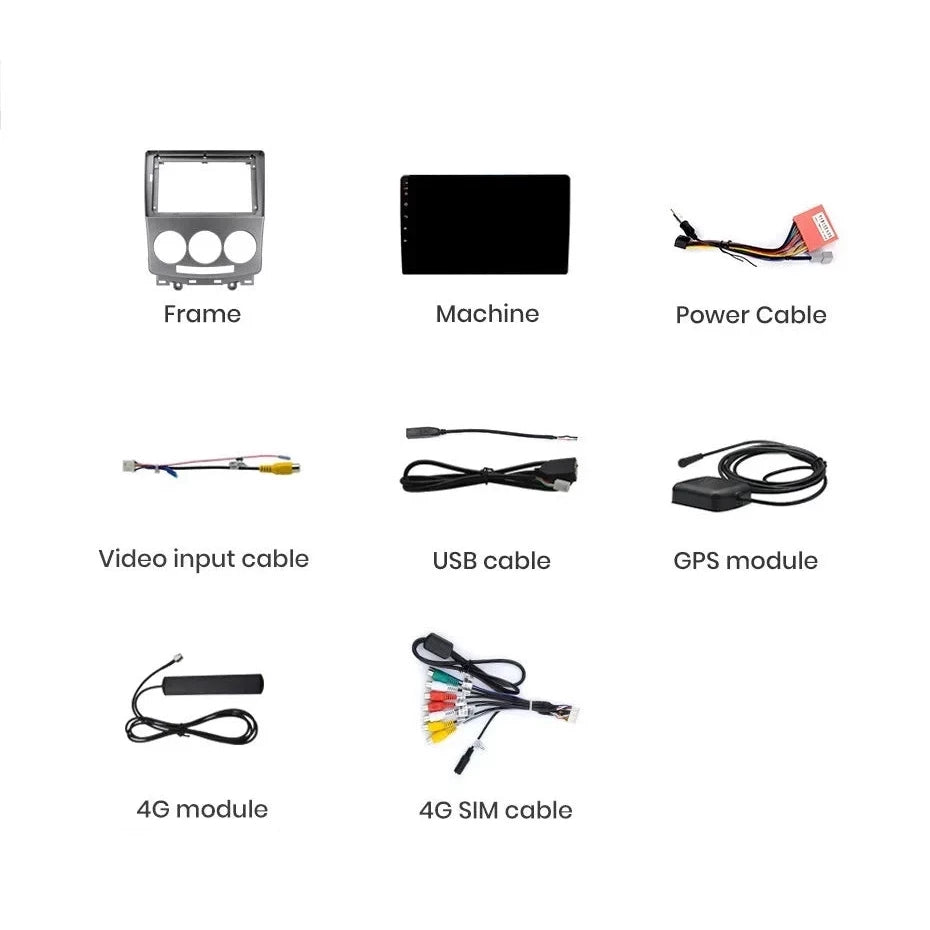 Navigatie Mazda 5 (2005-2010), Ecran 2K, 8GB 256GB, 8-core