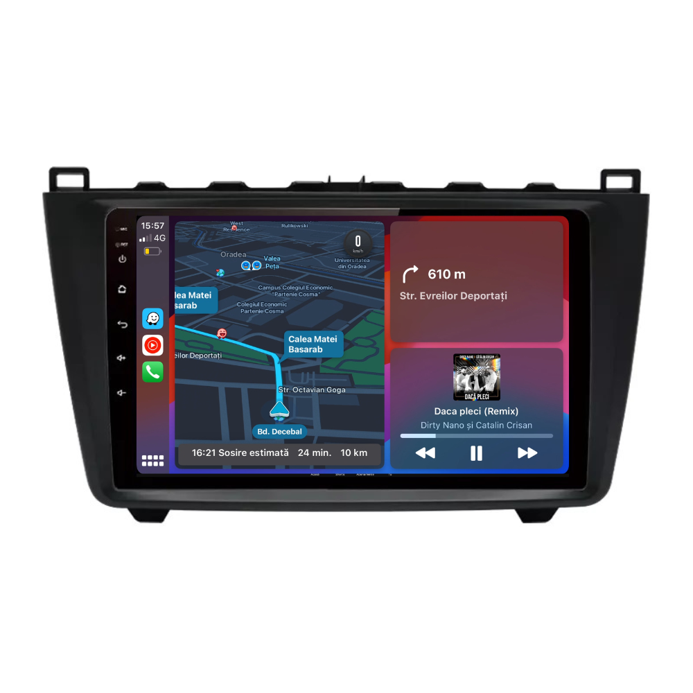 Navigatie Mazda 6 (2008-2013), Ecran 9 inch, 1GB RAM 32GB