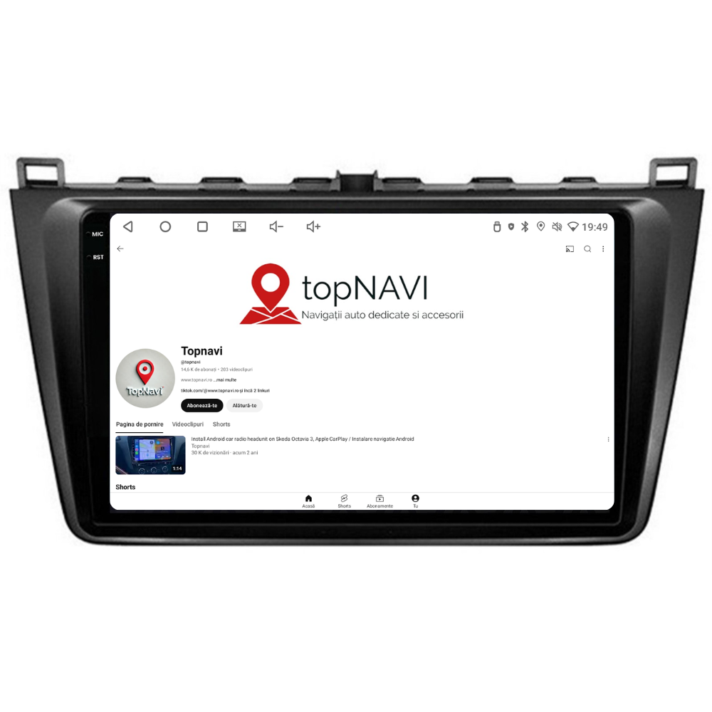 Navigatie Mazda 6 (2008-2013), Ecran 9 inch, 4GB RAM 64GB, 8-core