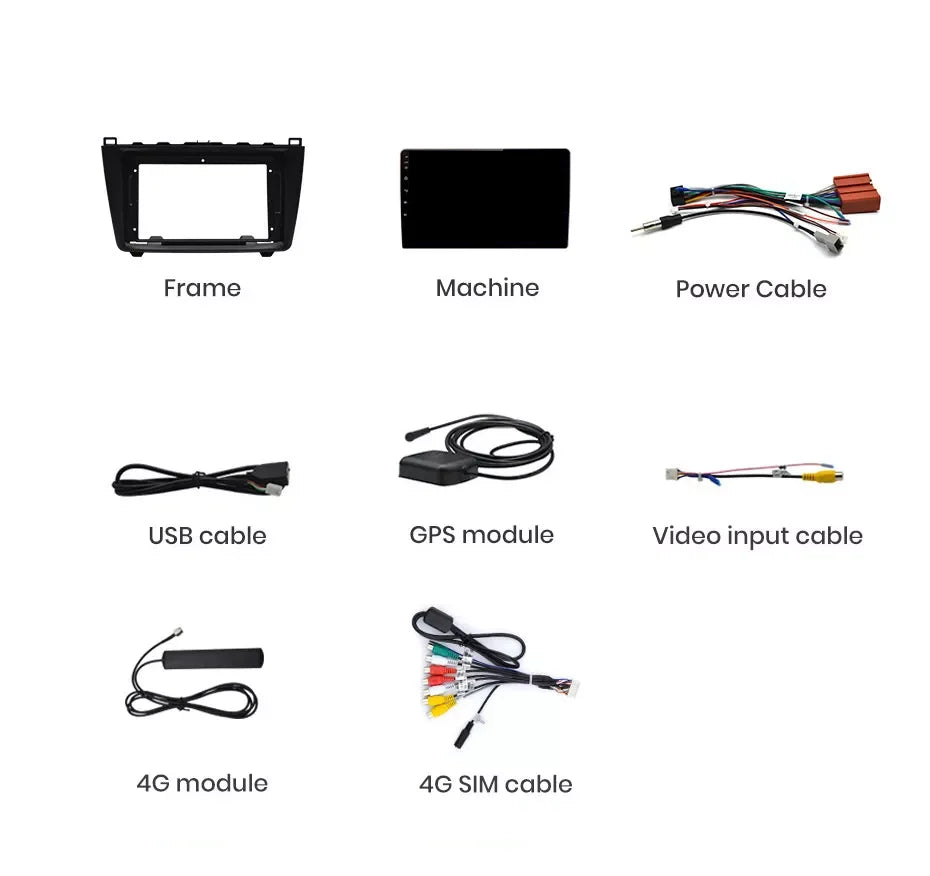 Navigatie Mazda 6 (2008-2013), Ecran 2K, 4GB RAM 64GB, 8-core