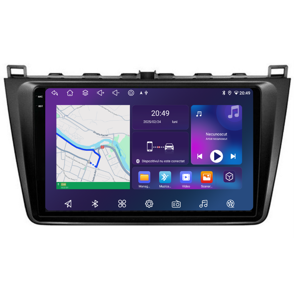 Navigatie Mazda 6 (2008-2013), Ecran 9 inch, 6GB RAM 128GB, 8-core