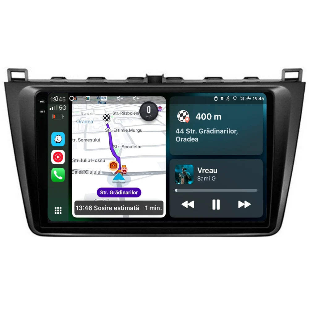 Navigatie Mazda 6 (2008-2013), Ecran 9 inch 2K, 12GB RAM 256GB, 8-core